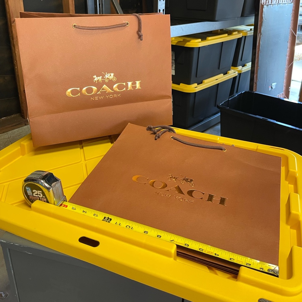 Coach new boxes & bags